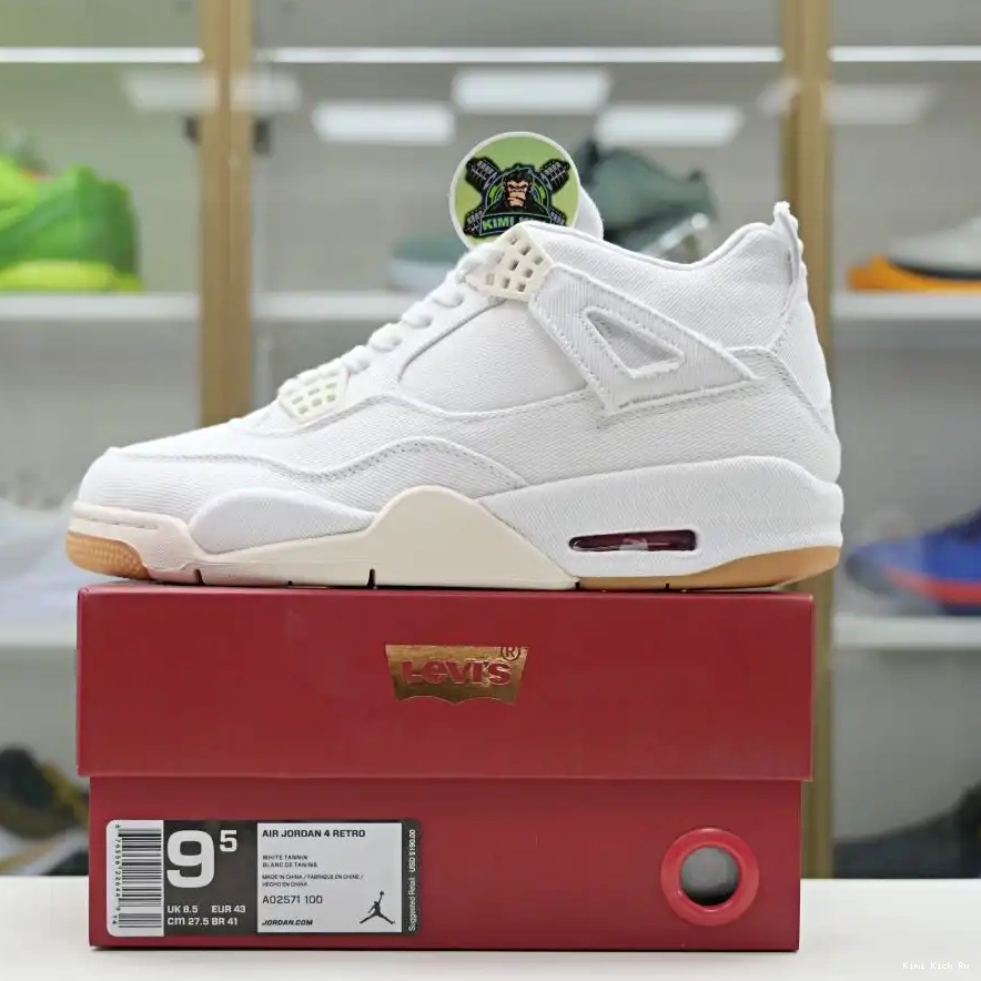 Jordan white Kimikick Air Jordan levis tag) (levis 4 0722